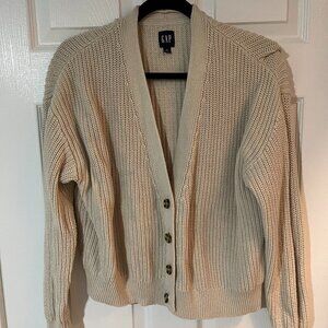 Gap khaki cardigan